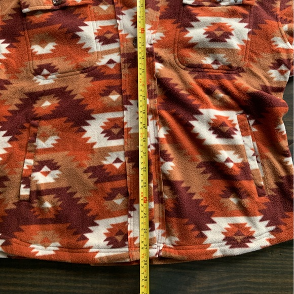 LIV Outdoor Fleece Aztec Sweater Jacket - Picture 6 of 7